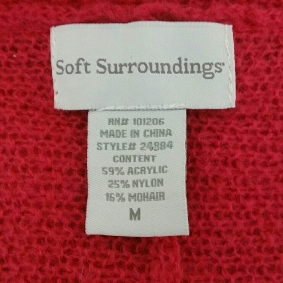 Soft Surroundings Sweater, sz M - Picture 3 of 3